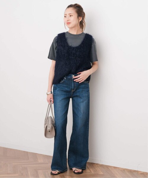 モヘヤ混ファーニットベスト｜ベーセーストックのアウトレット通販