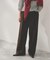Higuchi*Sビーバーストレートタックパンツ