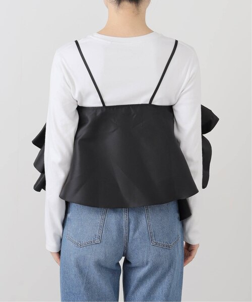 トップス MARQUES ALMEIDA FRONT FRILL TOP MARQUES ALMEIDA/マルケスアルメイダ】FRONT FRILL TOP｜ベーセー