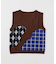 NOMARHYTHM TEXTILE (ノーマリズム テキスタイル) SMU Argyle & Check VEST