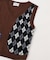 NOMARHYTHM TEXTILE (ノーマリズム テキスタイル) SMU Argyle & Check VEST