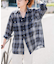 《WEB限定 / 追加》コットンボイルチェックシャツ