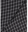 シアー チェック レギュラーカラーシャツ