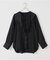 シルクライクラッフルフリルブラウス