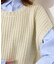 畦編みコクーンニットベスト