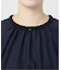 手洗い可 / デザインネックパフスリーブブラウス