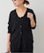 *Fine Cotton Vネック カーディガン
