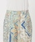 手洗い可 / FINEアートプリントバックゴムトラウザー