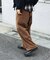 トリコット コーデュロイ  オーバー パンツ