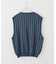 KEBOZ BALL STRIPE KNIT VEST