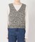 手洗い可 / MIXラメニットベスト