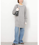 ウールカシミヤミックスチュニックプルオーバー