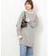 ウールカシミヤミックスチュニックプルオーバー