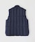 FURSAC（フルサック）Navy sleeveless puffer jacket