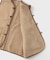 CAWLEY (コーリー) TAN LEATHER BACK CURLY RIVER VEST