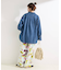 ウォッシャブル / DU JOUR / デュ ジュール LONG-POINT JEAN SHIRT