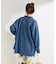 ウォッシャブル / DU JOUR / デュ ジュール LONG-POINT JEAN SHIRT