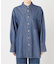 ウォッシャブル / DU JOUR / デュ ジュール LONG-POINT JEAN SHIRT