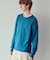 OSKR / オーエスケーアール ex Sheer Slab Crew Neck L/S Knit