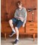 OSKR / オーエスケーアール ex Washer Sheer Check Hoodie Shirt