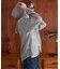 OSKR / オーエスケーアール ex Washer Sheer Check Hoodie Shirt