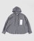 OSKR / オーエスケーアール ex Washer Sheer Check Hoodie Shirt