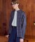 OSKR / オーエスケーアール ex Ombre Sheer Check L/S Shirt