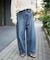 《追加8》ウォッシャブル / DU JOUR / デュ ジュール BARREL BAGGY JEAN