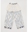 手洗い可 / アクアプリントタックバルーンパンツ