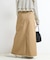 【WEB限定】ウォッシャブル / PLCチノトラペーズスカート