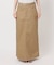 【WEB限定】ウォッシャブル / PLCチノトラペーズスカート