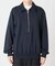 【FOLL/フォル】superfine cotton sweat halfzip