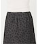 ウォッシャブル / レオパード柄ストレートスカート