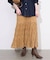 マジョリカジャガードフレアスカート
