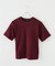 カラーニットリブTシャツ