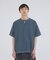 OE バック ジャージー ピグメント ヘンリーネック Tシャツ