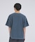 OE バック ジャージー ピグメント ヘンリーネック Tシャツ