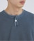 OE バック ジャージー ピグメント ヘンリーネック Tシャツ