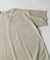 OE バック ジャージー ピグメント ヘンリーネック Tシャツ