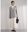 &NAVY シアーピンタックスカート