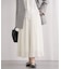 &NAVY シアーピンタックスカート