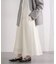 &NAVY シアーピンタックスカート