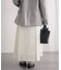 &NAVY シアーピンタックスカート