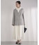 &NAVY シアーピンタックスカート