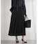 &NAVY シアーピンタックスカート