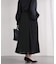 &NAVY シアーピンタックスカート