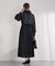 &NAVY シアーピンタックスカート