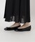 &NAVY シアーピンタックスカート