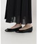 &NAVY シアーピンタックスカート