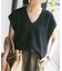 ペーパーヤーンルーズニットベスト